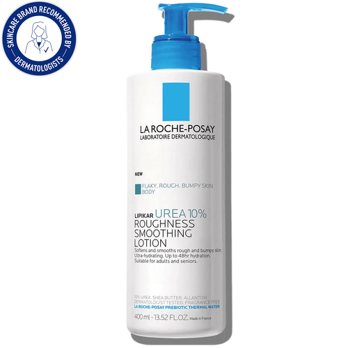 La Roche-Posay Lipikar Urea 10% Roughness Smoothing Lotion, 13.52 fl oz
