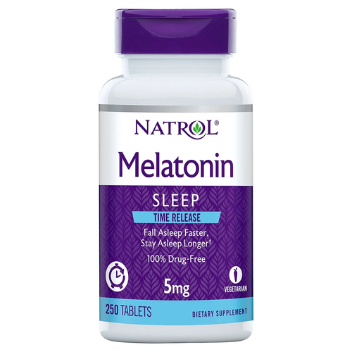 Natrol Melatonin Time Release 5 mg., 250 Tablets