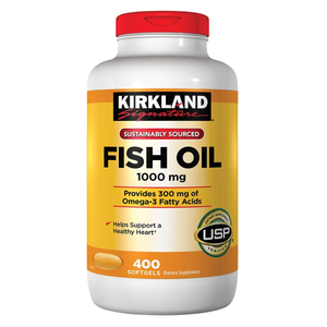 Kirkland Signature Fish Oil 1000 mg., 400 Softgels