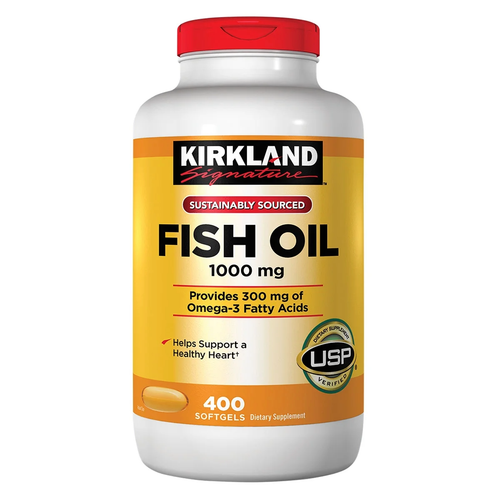 Kirkland Signature Fish Oil 1000 mg., 400 Softgels