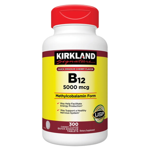 Kirkland Signature Quick Dissolve B-12 5000 mcg., 300 Tablets