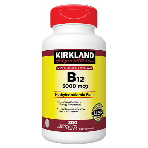 Kirkland Signature Quick Dissolve B-12 5000 mcg., 300 Tablets