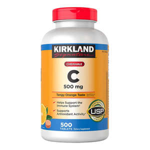 Kirkland Signature Chewable Vitamin C 500 mg., 500 Tablets