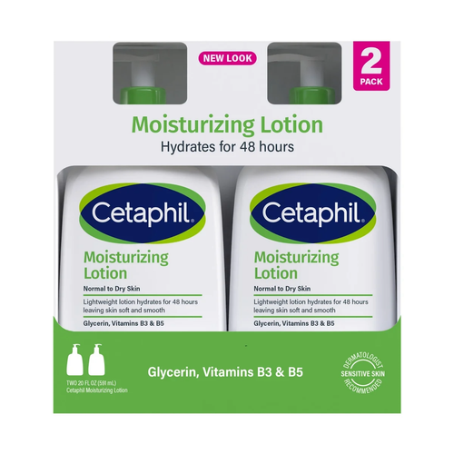 Cetaphil Moisturizing Lotion, Dry to Normal Sensitive Skin, 20 fl oz
